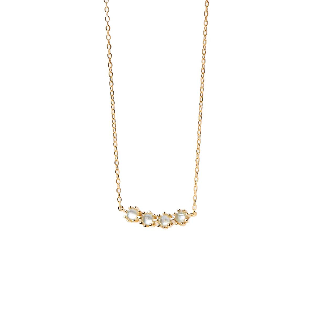 PDPAOLA Collier - Motion - en argent doré PDPAOLA Collier - Blue Tide - en argent plaqué or - CO01-367-U