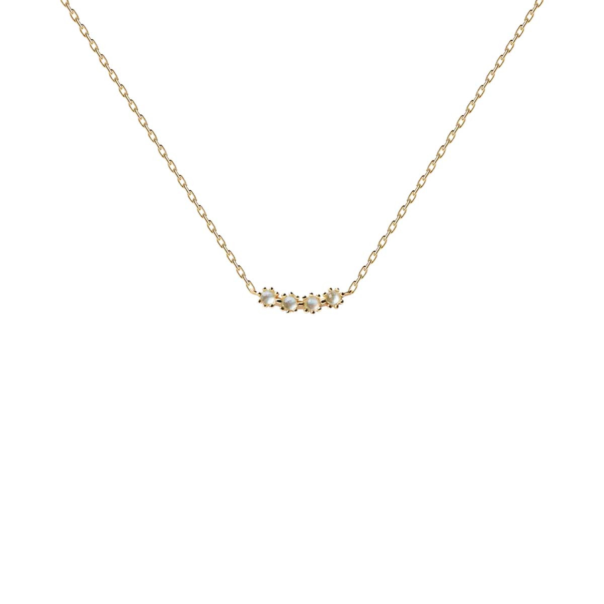 PDPAOLA Collier - Motion - en argent doré PDPAOLA Collier - Blue Tide - en argent plaqué or - CO01-367-U
