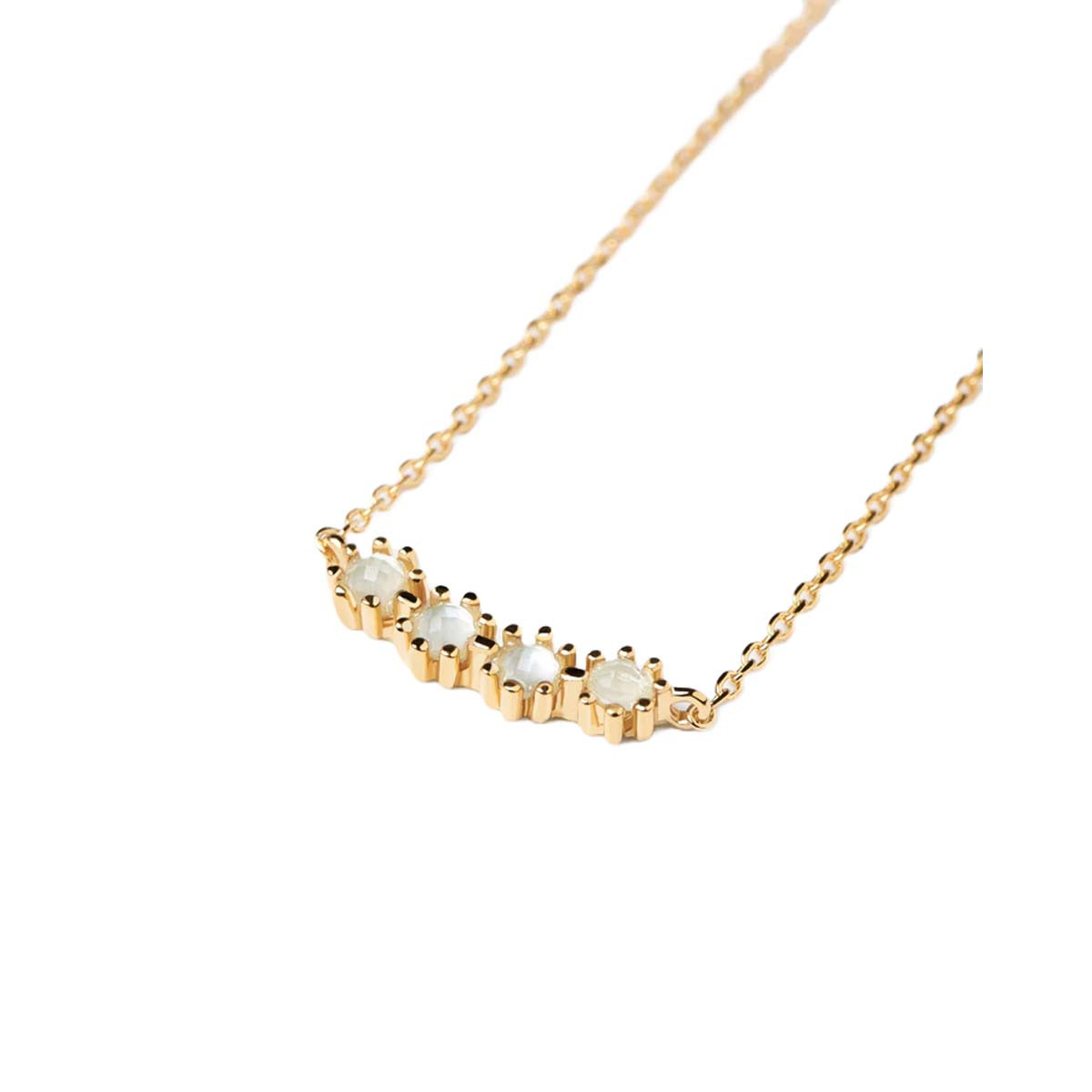 PDPAOLA Collier - Motion - en argent doré PDPAOLA Collier - Blue Tide - en argent plaqué or - CO01-367-U