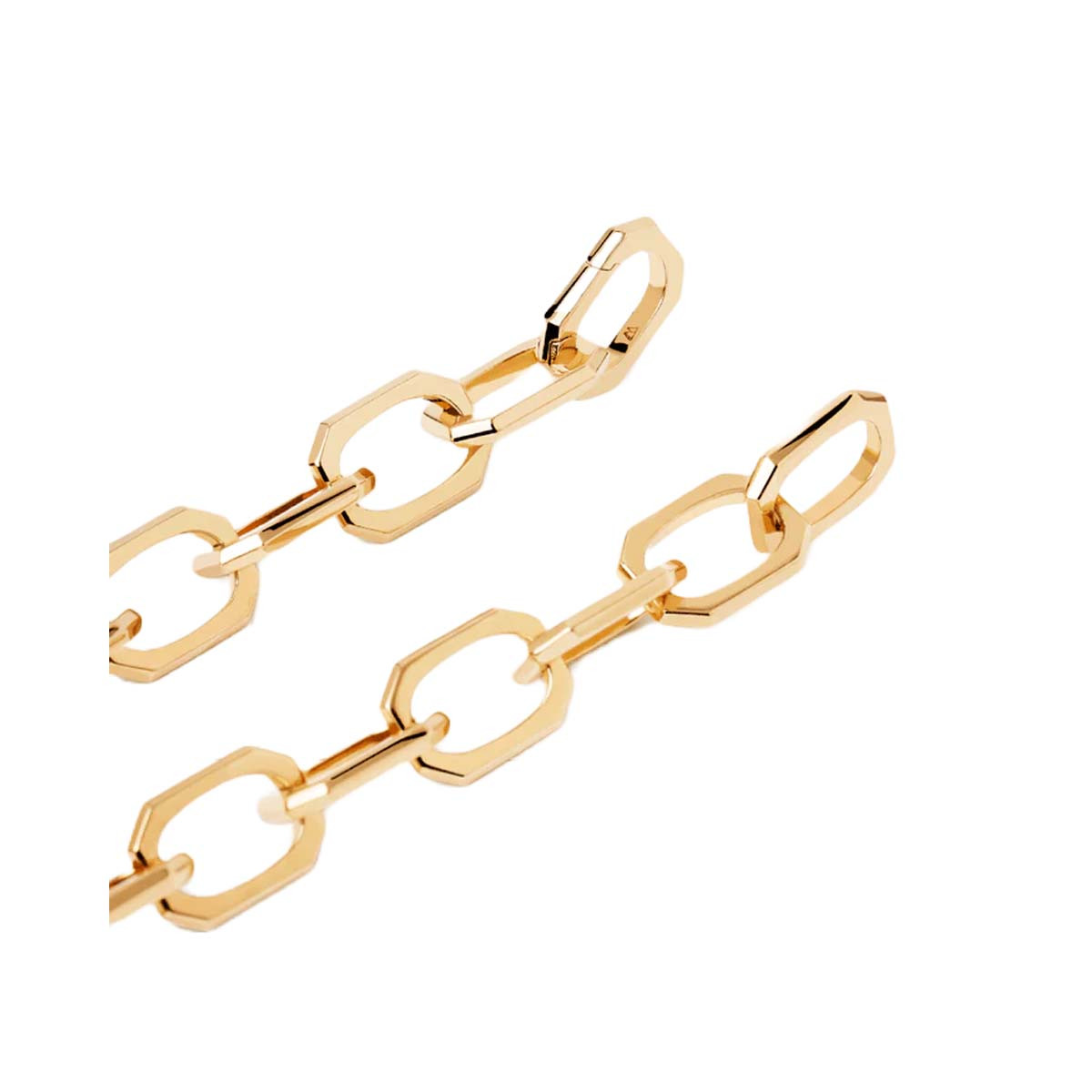 PDPAOLA Collier - The Chain- en métal doré PDPAOLA Collier - Small Signature Chain - en métal plaqué or - CO01-382-U