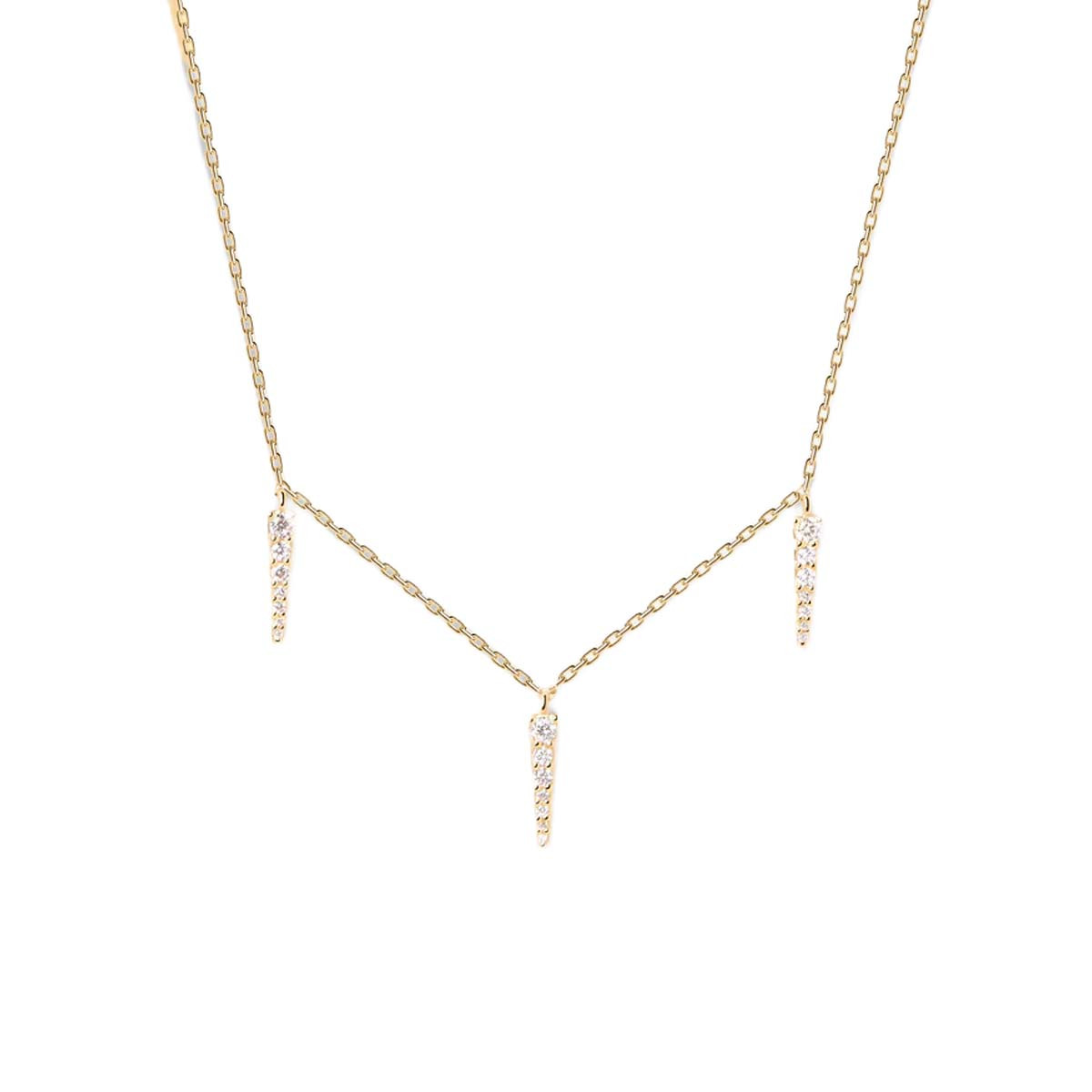 PDPAOLA Collier - Carry Overs - en argent doré PDPAOLA Collier - Peak Supreme - en argent plaqué or - CO01-477-U