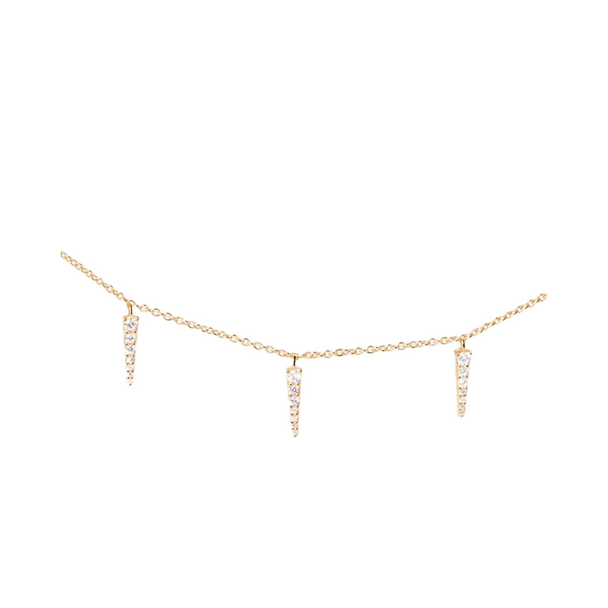 PDPAOLA Collier - Carry Overs - en argent doré PDPAOLA Collier - Peak Supreme - en argent plaqué or - CO01-477-U