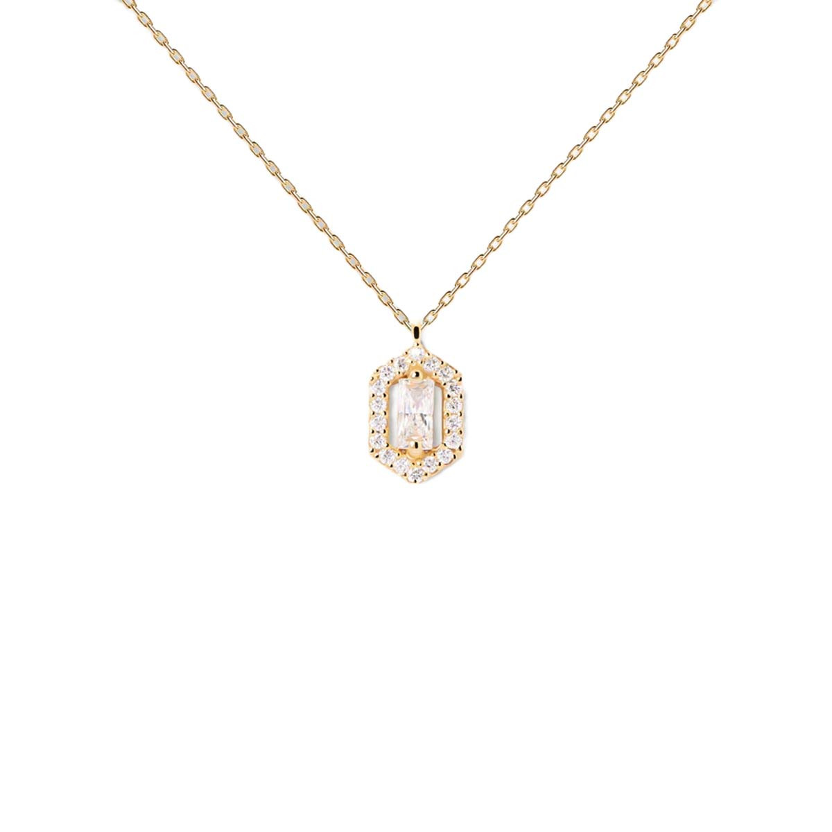 PDPAOLA Collier - Sentiment - en argent plaqué or - CO01-493-U
