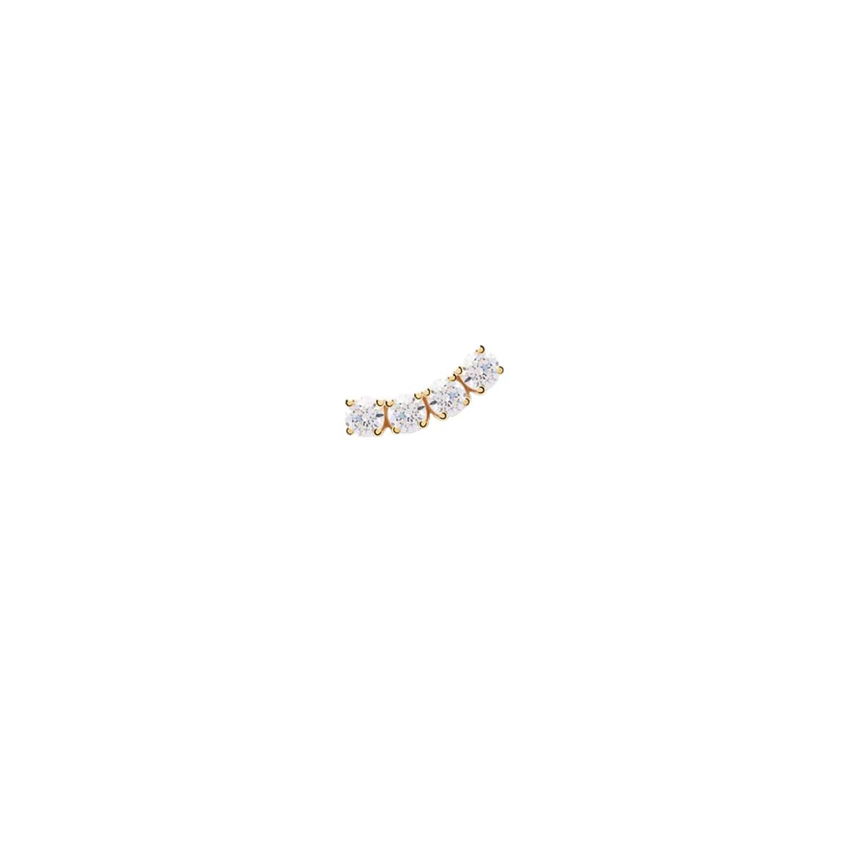 PDPAOLA Piercing - Carry Overs - en argent doré PDPAOLA Piercing - Uma - en argent plaqué or - PG01-749-U