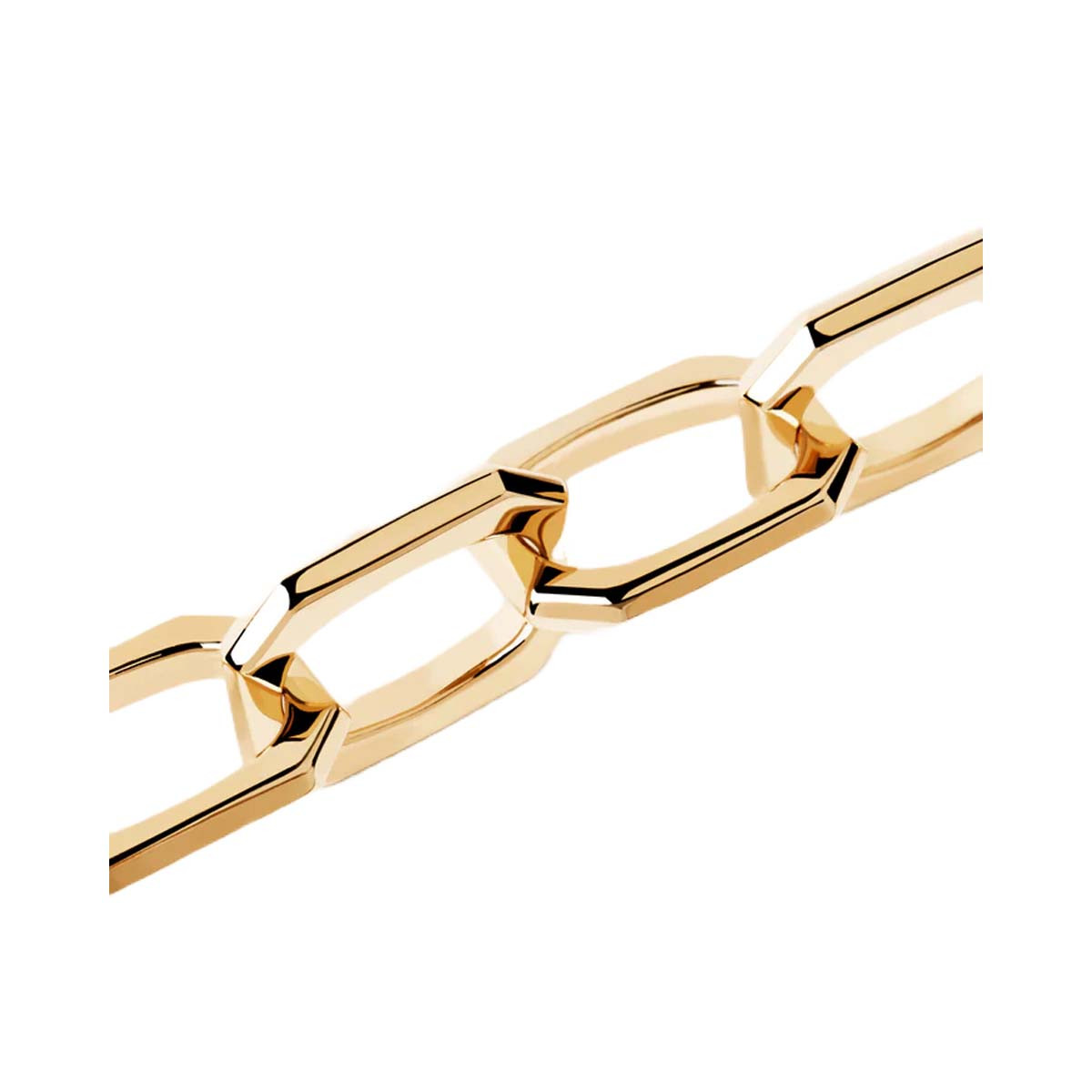 PDPAOLA Bracelet - The Chain- en métal doré PDPAOLA Bracelet - Large Signature Chain - en métal plaqué or - PU01-152-U