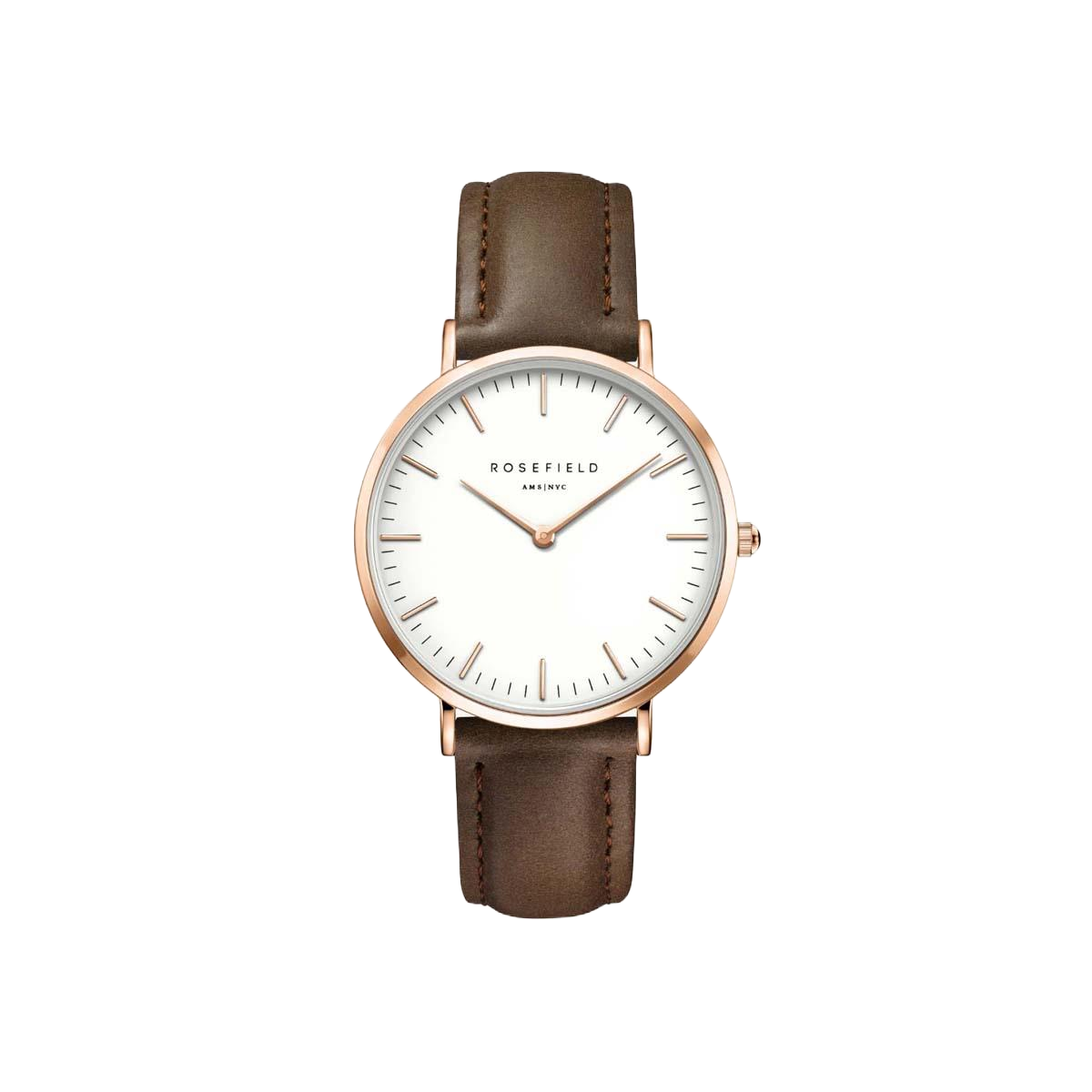 Montre Rosefield Femme "The Bowery" Quartz - Boîtier métal doré Montre Rosefield Femme "The Bowery" Quartz - Boîtier métal doré - BWBRR-B3