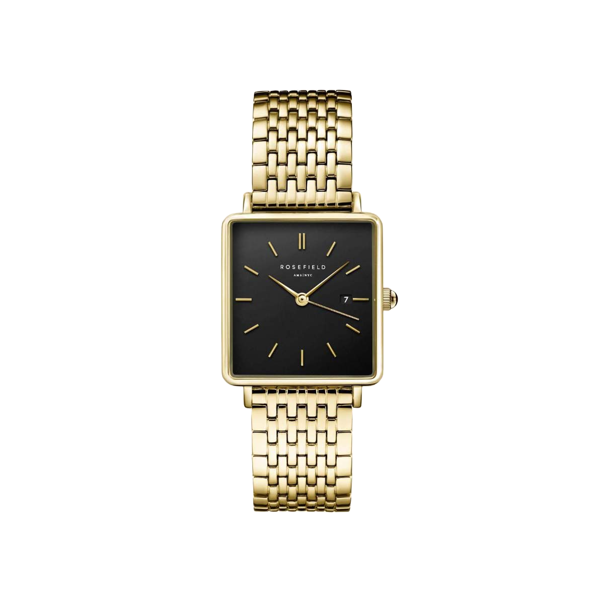 Montre Rosefield Femme "The Boxy" Quartz - Boîtier métal doré Montre Rosefield Femme "The Boxy" Quartz - Boîtier métal doré - QBSG-Q017
