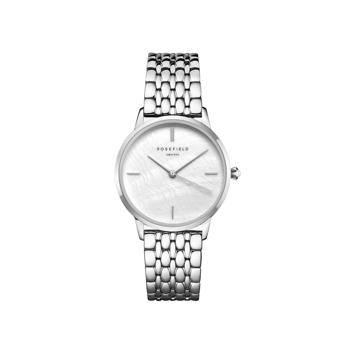 Montre Rosefield Femme "The Pearl Edit" Quartz - Boîtier métal Montre Rosefield Femme "The Pearl Edit" Quartz - Boîtier métal - RMSSS-R02