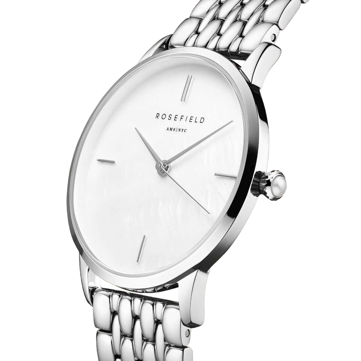 Montre Rosefield Femme "The Pearl Edit" Quartz - Boîtier métal Montre Rosefield Femme "The Pearl Edit" Quartz - Boîtier métal - RMSSS-R02
