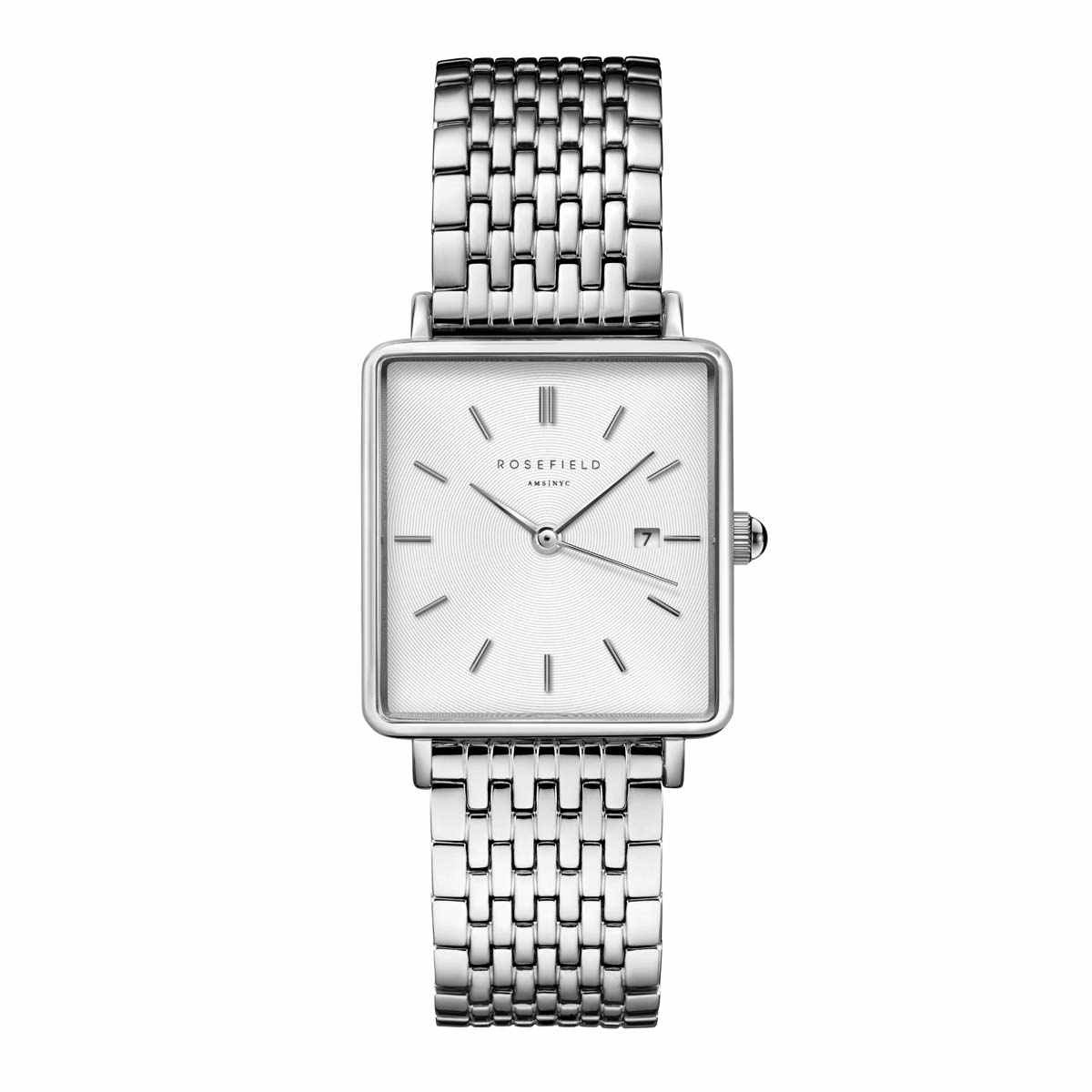 Montre Rosefield Femme "The Boxy" Quartz - Boîtier métal Montre Rosefield Femme "The Boxy" Quartz - Boîtier métal - QWSS-Q08