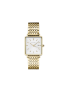 Montre Rosefield Femme "The Boxy" Quartz - Boîtier métal doré