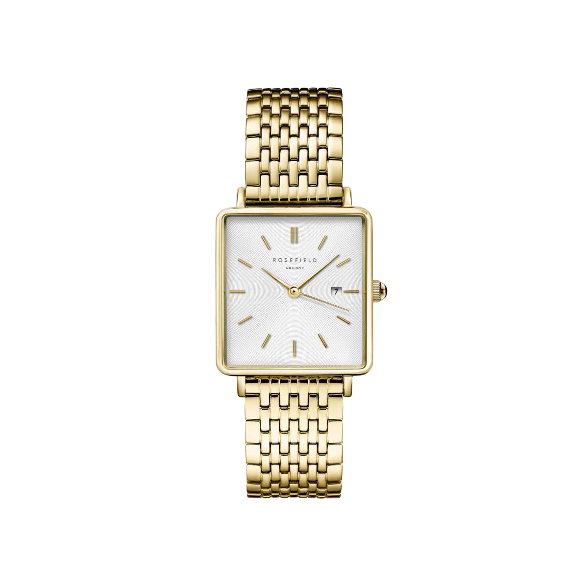 Montre Rosefield Femme "The Boxy" Quartz - Boîtier métal doré Montre Rosefield Femme "The Boxy" Quartz - Boîtier métal doré - QWSG-Q09