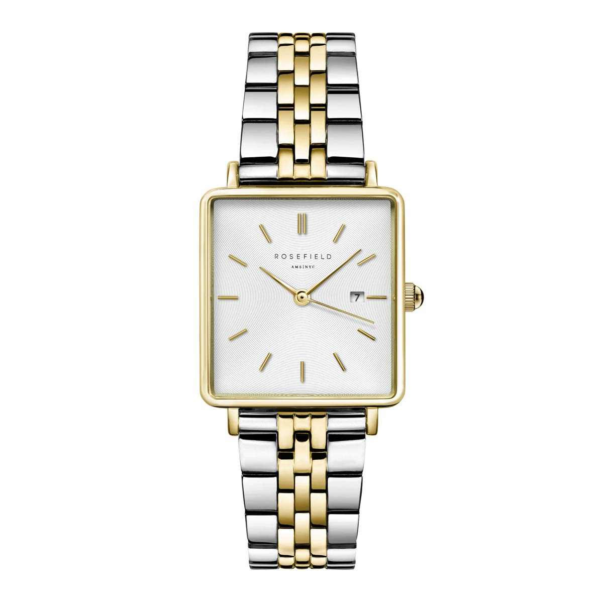 Montre Rosefield Femme "The Boxy" Quartz - Boîtier métal doré Montre Rosefield Femme "The Boxy" Quartz - Boîtier métal doré - QVSGD-Q013