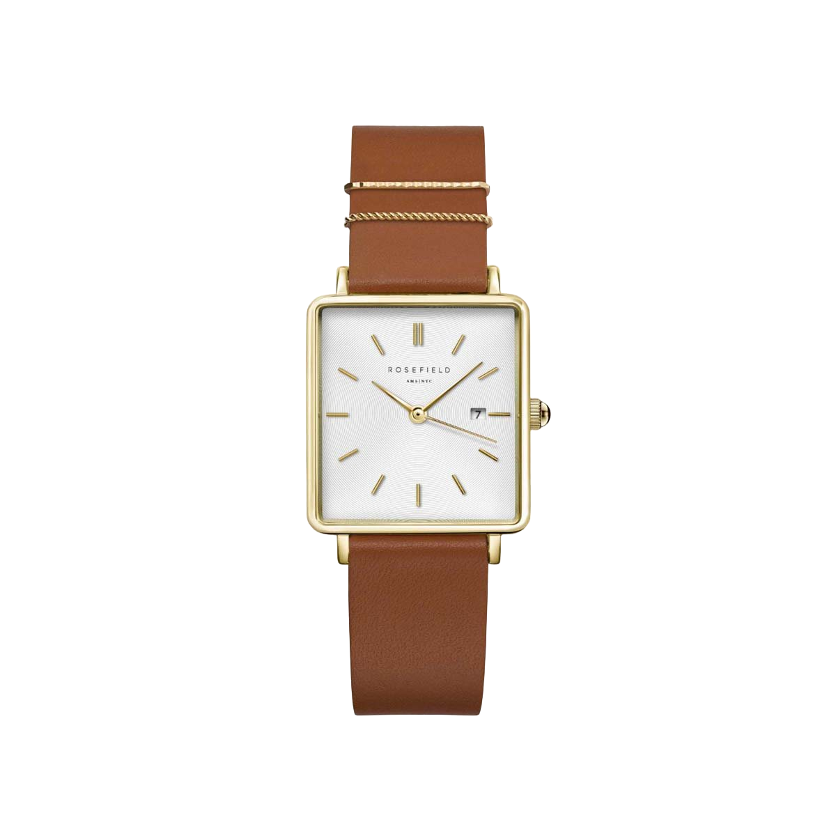 Montre Rosefield Femme "The Boxy" Quartz - Boîtier métal doré Montre Rosefield Femme "The Boxy" Quartz - Boîtier métal doré - QSCG-Q029