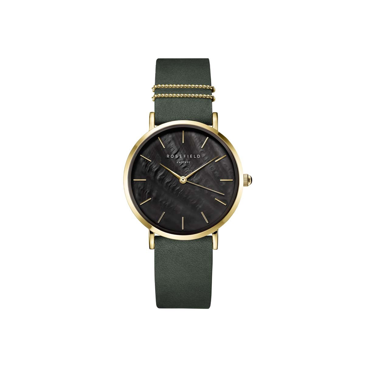 Montre Rosefield Femme "West Village" Quartz - Boîtier métal doré - WBFLG-W95