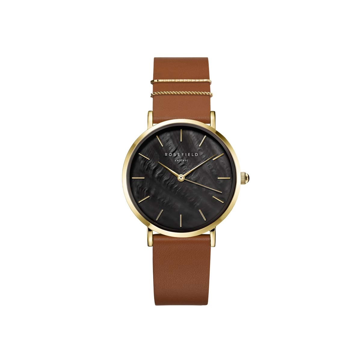 Montre Rosefield Femme "West Village" Quartz - Boîtier métal doré - WBCLG-W96