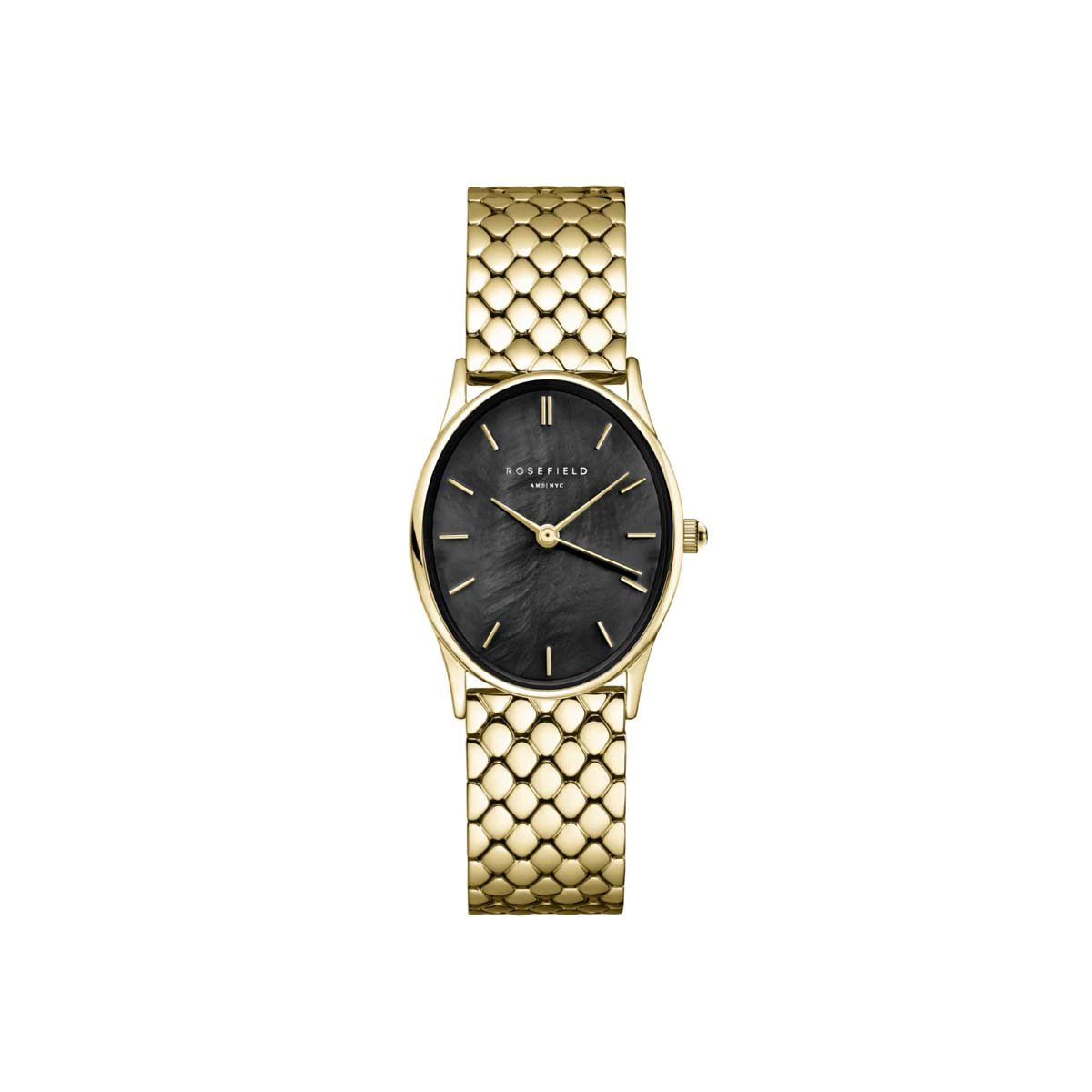 Montre Rosefield Femme "Oval" Quartz - Boîtier métal doré Montre Rosefield Femme "Oval" Quartz - Boîtier métal doré - OBGSG-OV14