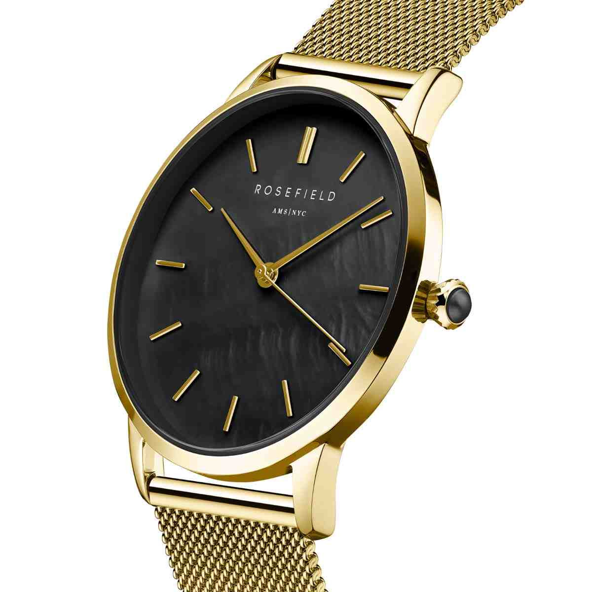 Montre Rosefield Femme Pearl Edit Quartz Bo tier m tal dor RBGMG R07