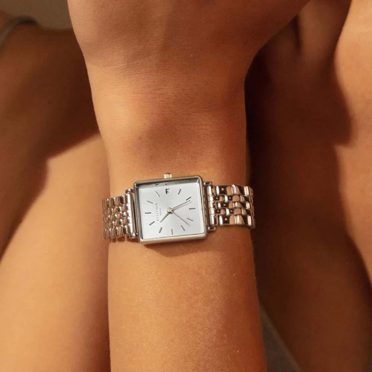 Montre Rosefield Femme "The Boxy XS" Quartz - Boîtier métal Montre Rosefield Femme "The Boxy XS" Quartz - Boîtier métal - QMWSS-Q020