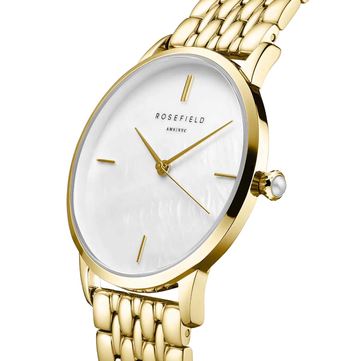Montre Rosefield Femme "The Pearl Edit" Quartz - Boîtier métal doré Montre Rosefield Femme "The Pearl Edit" Quartz - Boîtier métal doré - RMGSG-R01