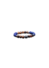Bracelet "Perles lapis et oeil de tigre"