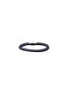 Bracelet "'Aimenté" cuir bleu