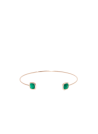 Bracelet "Rosy" Agathe verte