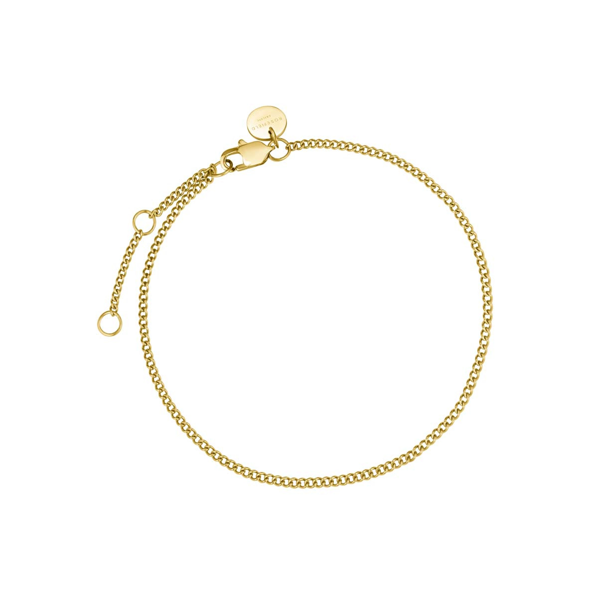 Bracelet Rosefield "Flat Curb Bracelet Gold" - JBFCG-J597