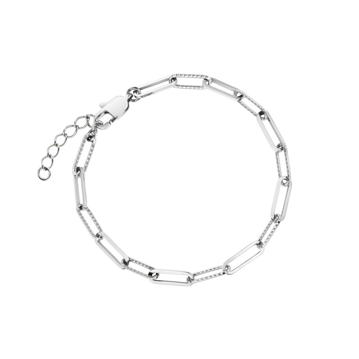 Bracelet Rosefield "Hammered Chain Bracelet Silver" - JBHCS-J596