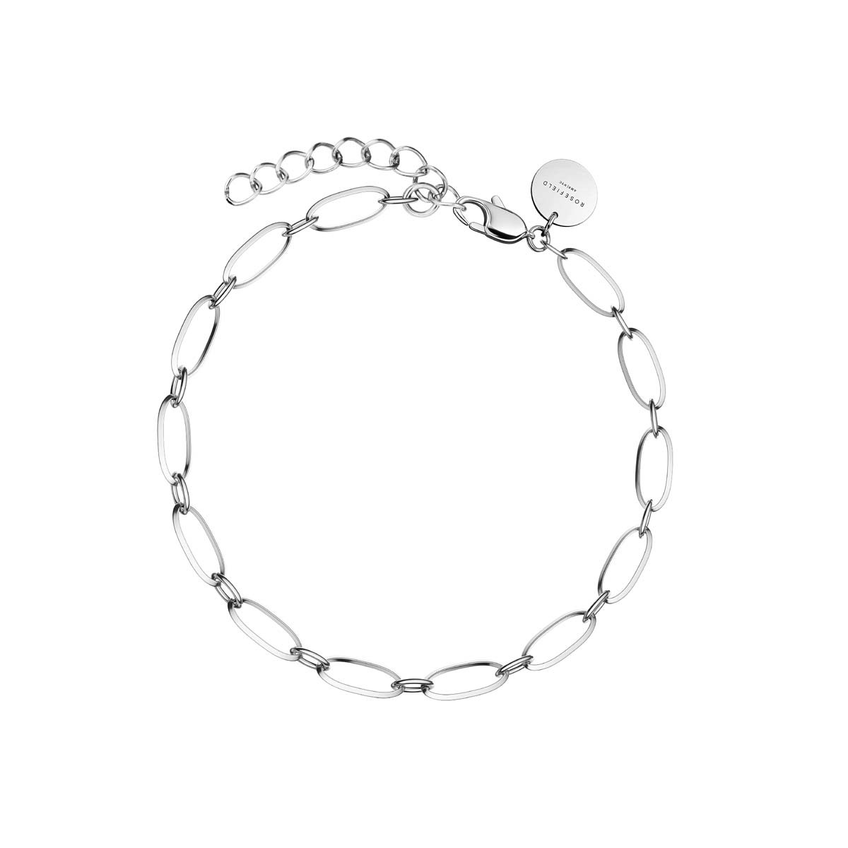 Bracelet Rosefield "Oval Bracelet Silver" - JBOLS-J541