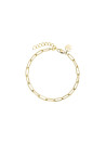 Bracelet Rosefield "Rectangle Chain Bracelet Gold"
