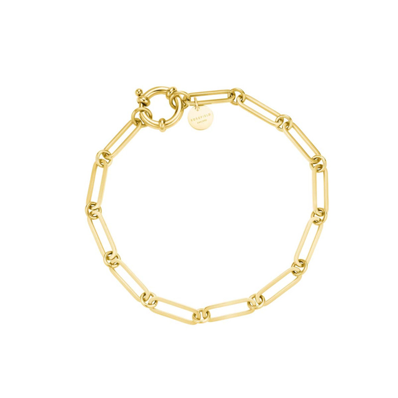 bracelet rosefield "chunky chain bracelet gold" - jbrcg-j607