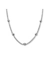 Collier Rosefield "Dotted Necklace Silver"
