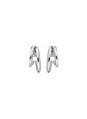 Boucles d'Oreilles Rosefield "Double Hoops Silver"