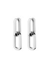 Boucles d'Oreilles Rosefield "Dual Hoops Silver"