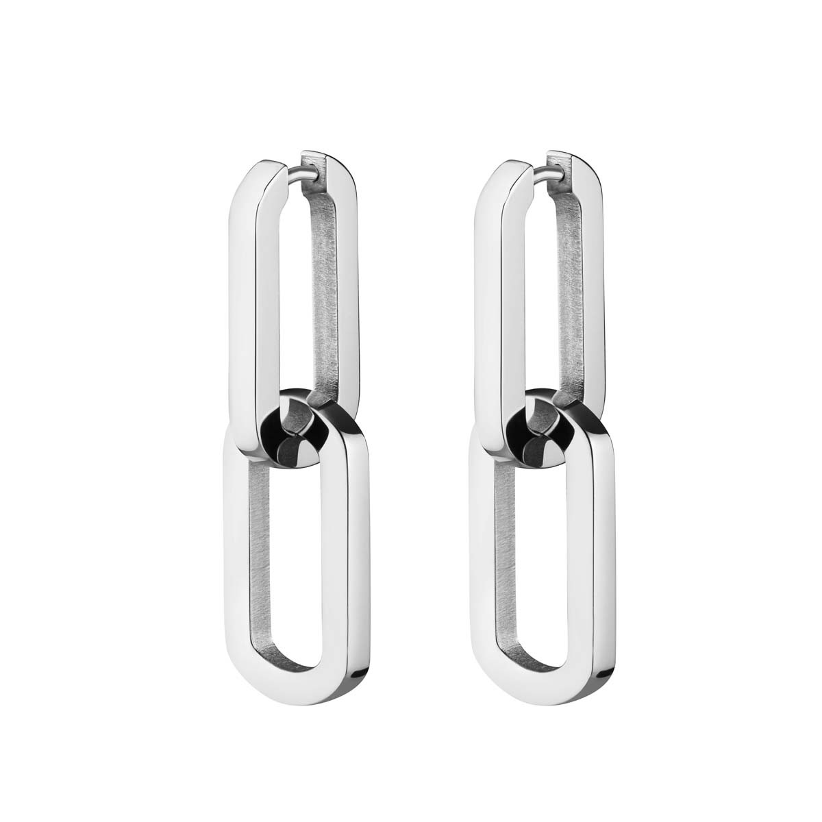 Boucles d'Oreilles Rosefield "Dual Hoops Silver" Boucles d'Oreilles Rosefield "Dual Hoops Silver" - JEDHS-J586
