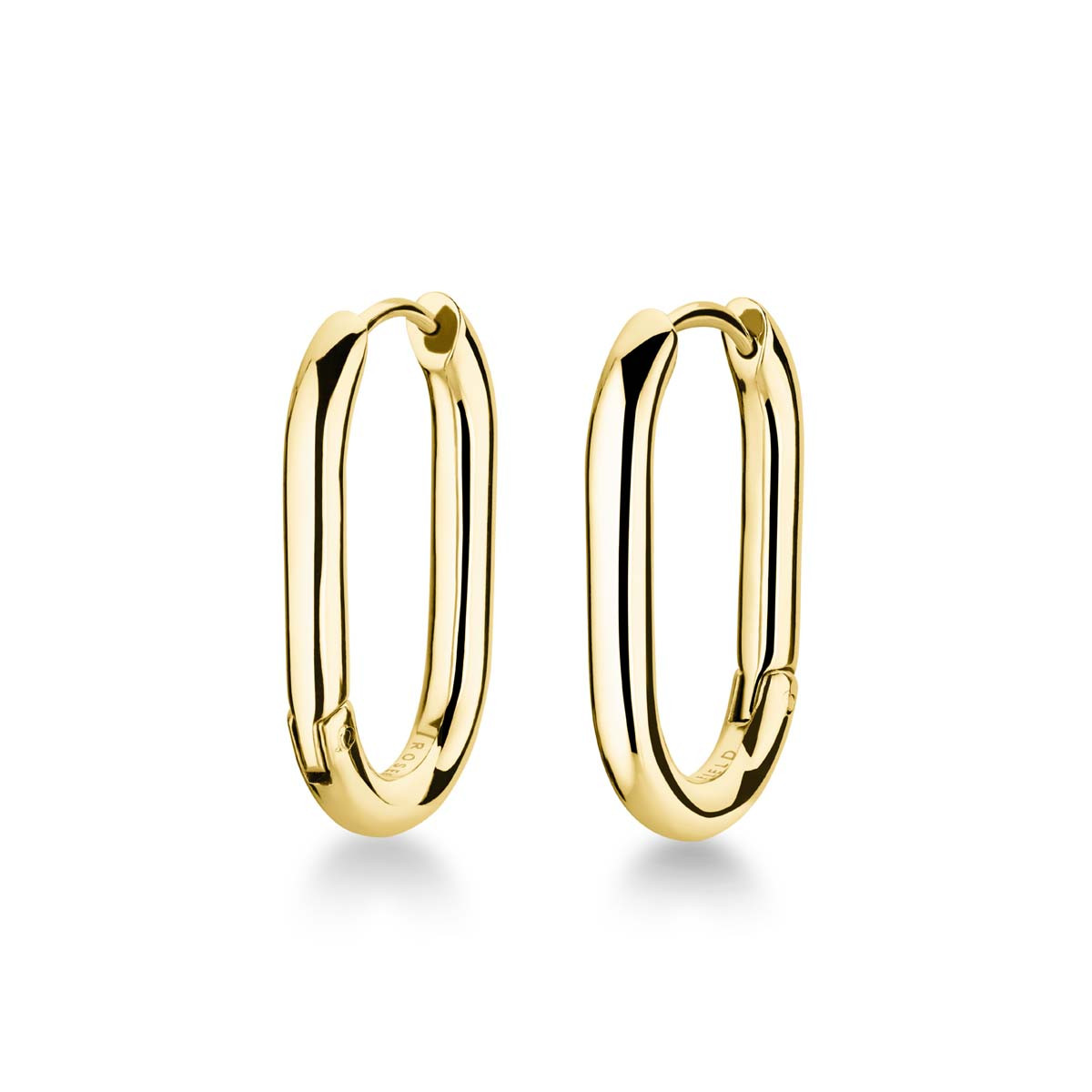 Boucles d'Oreilles Rosefield "Large Oval Hoops Gold" Boucles d'Oreilles Rosefield "Large Oval Hoops Gold" - JEOLG-J567