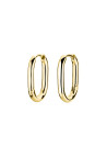 Boucles d'Oreilles Rosefield "Small Oval Hoops Gold"