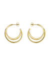 Boucles d'Oreilles Rosefield "Triple Hoops Gold"