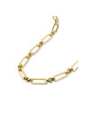 Collier Rosefield "Multilink Necklace Gold"