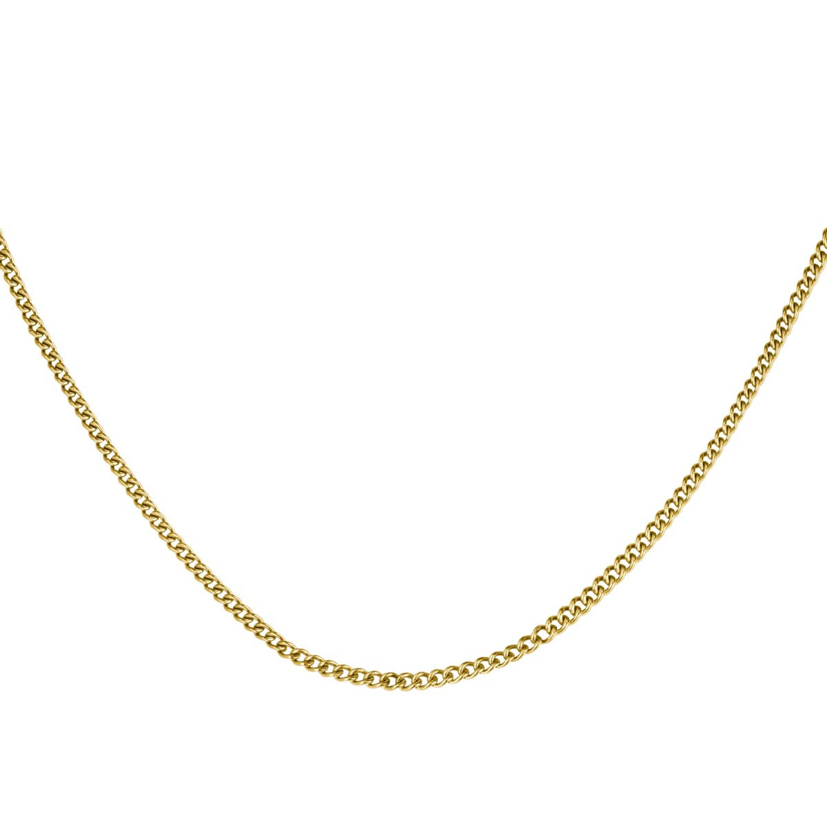 Collier Rosefield "Flat Curb Necklace Gold" - JNFCG-J622