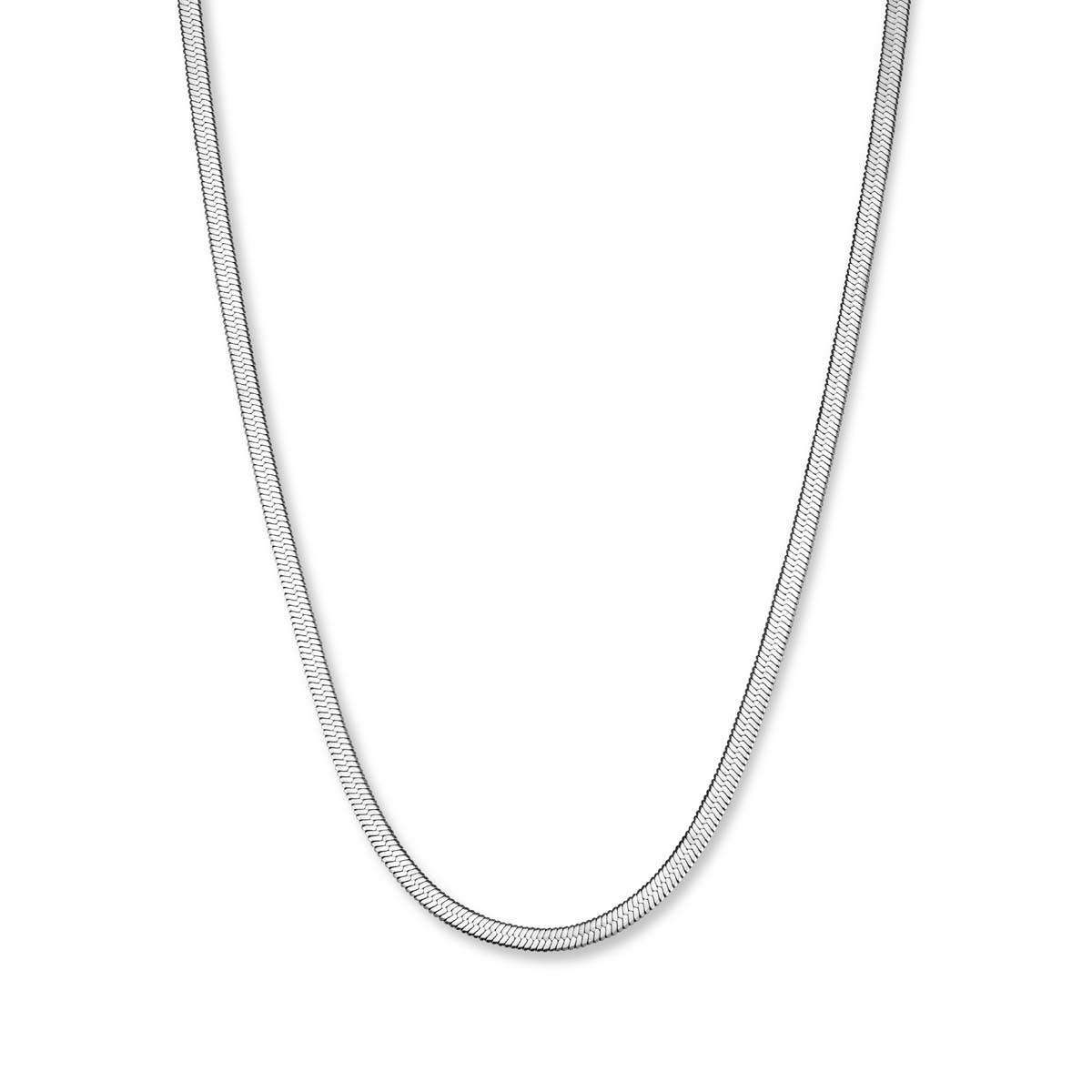 Collier Rosefield "Snake Necklace Silver" - JNFSS-J528