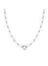Collier Rosefield "Chunky Chain Necklace Silver"