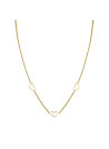 Collier Rosefield "Triple Heart Necklace Gold"