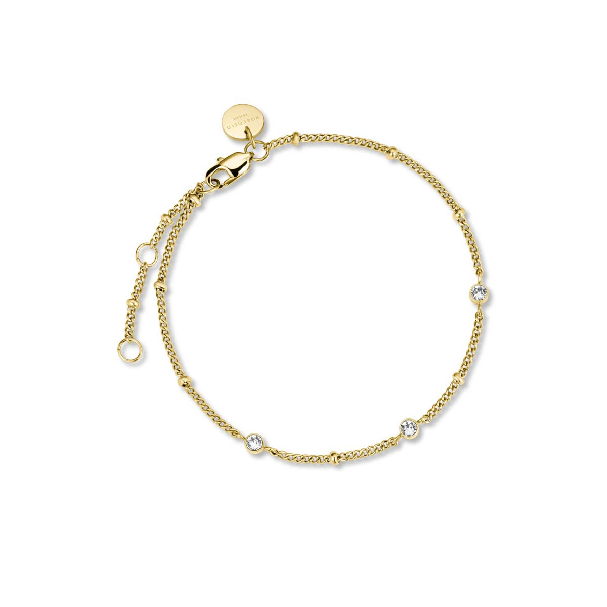 Bracelet Rosefield "Crystal Bracelet Gold"