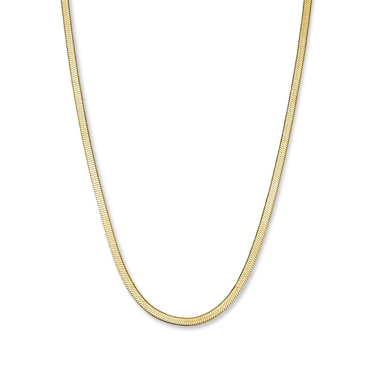 Collier Rosefield "Snake Necklace Gold "