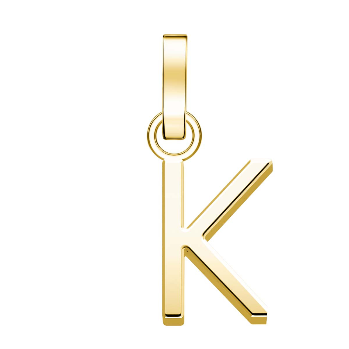Charm Rosefield "Pendant Gold Letter K" - PE-Gold-1K