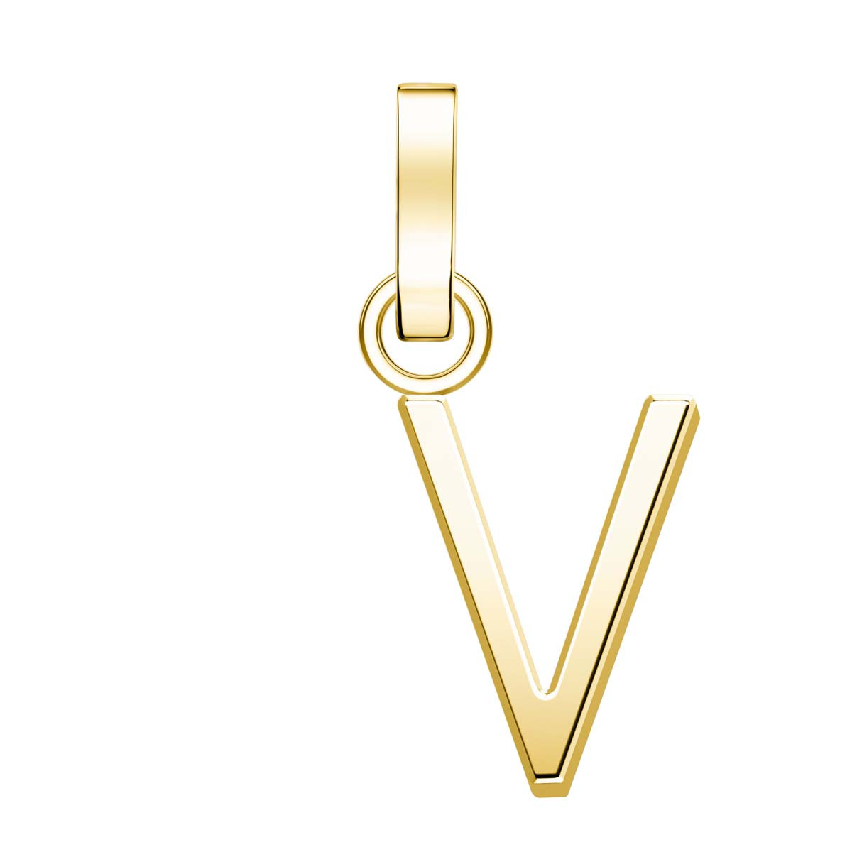 Charm Rosefield "Pendant Gold Letter V" - PE-Gold-1V