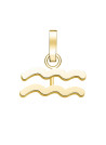 Charm Rosefield "Pendant Gold Zodiac Symbol Aquarius"
