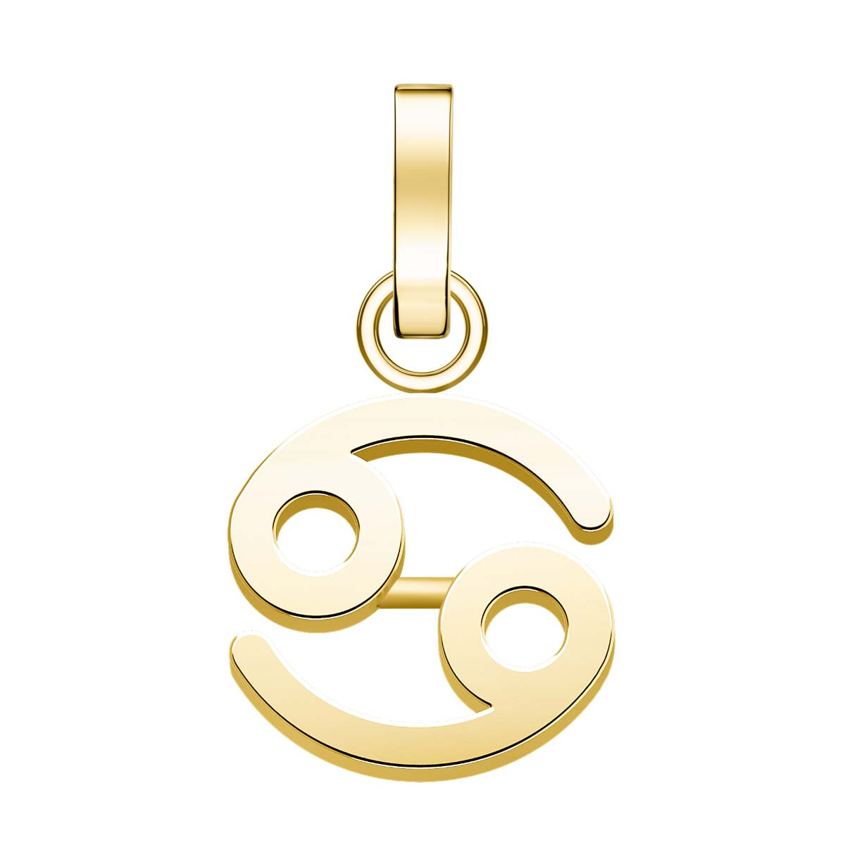 Charm Rosefield "Pendant Gold Zodiac Symbol Cancer" - PE-Gold-Cancer-S